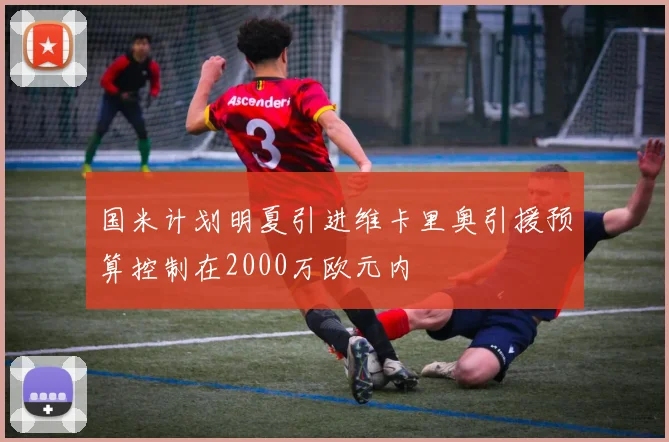 国米计划明夏引进维卡里奥引援预算控制在2000万欧元内